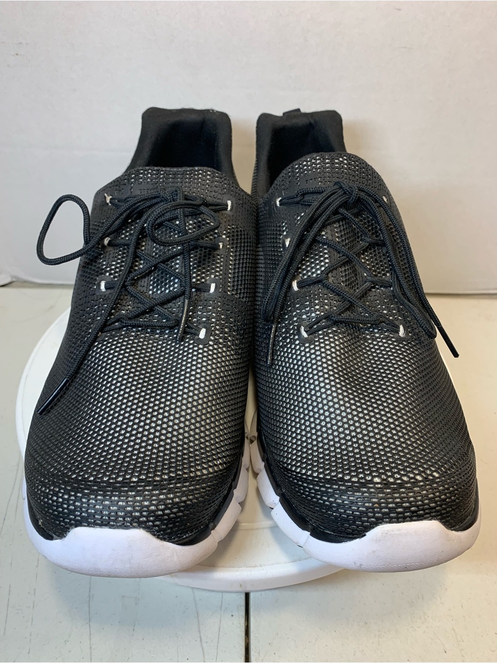 Reebok Pump Fusion Mens Black & White Sz 12 Running Shoe.              3757 - Picture 2 of 8
